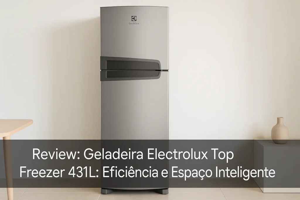 Geladeira Electrolux Top Freezer 431L: Eficiência e Espaço Inteligente