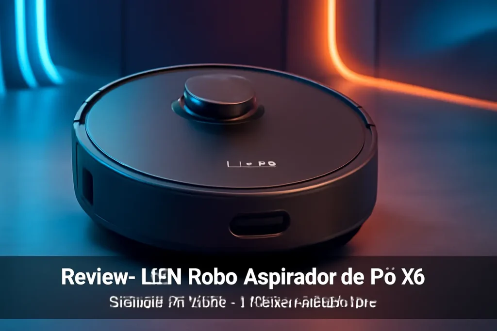 LILIN Robô Aspirador de Pó X6: Navegação LIDAR e Potência de Sucção