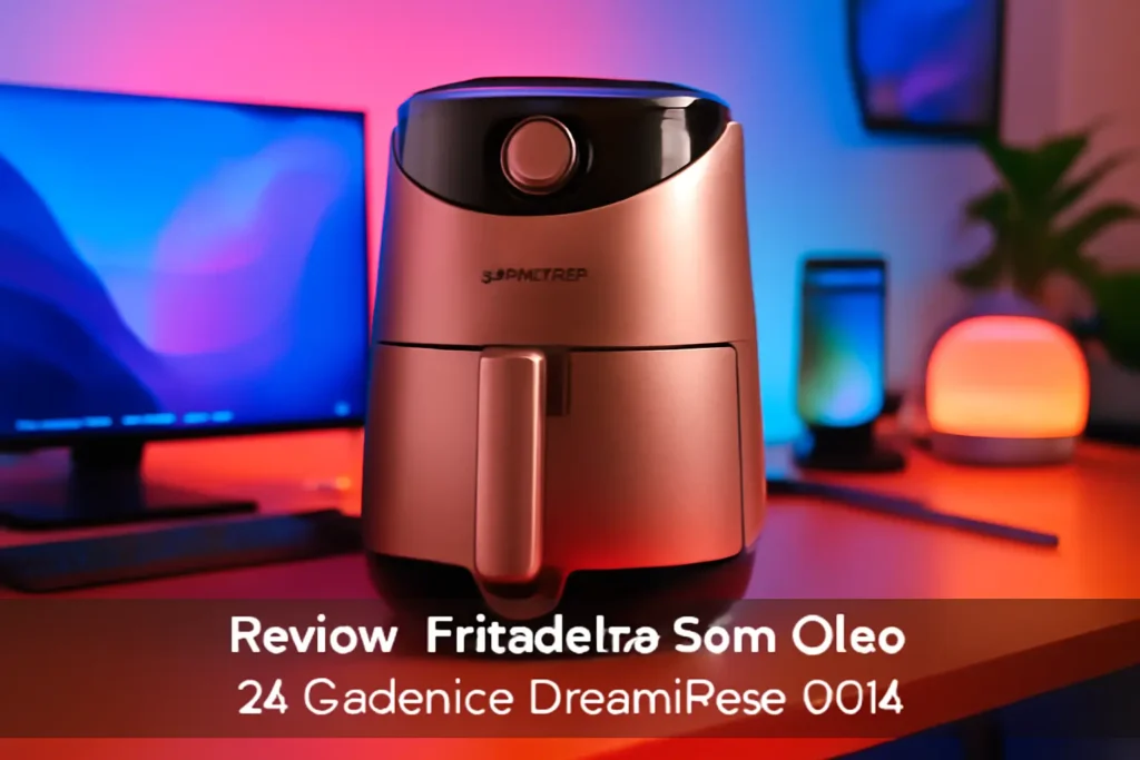 Fritadeira Sem Óleo 3L Cadence Dream Rosé Gold