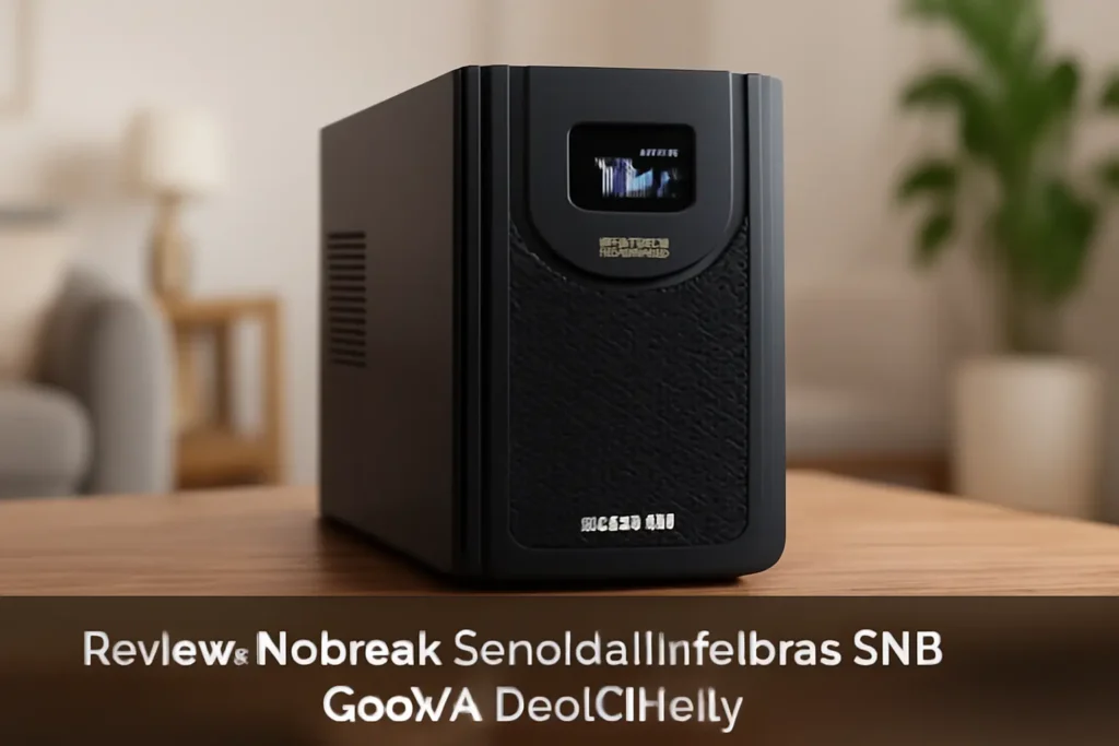 Nobreak Senoidal Intelbras SNB 1500VA Bivolt Preto: Proteção e Desempenho Confiável