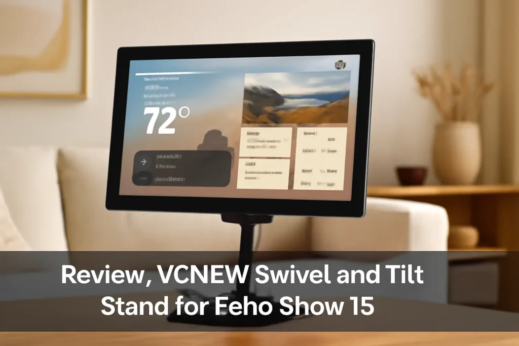 YCNEW Suporte Giratório e Inclinado para Echo Show 15