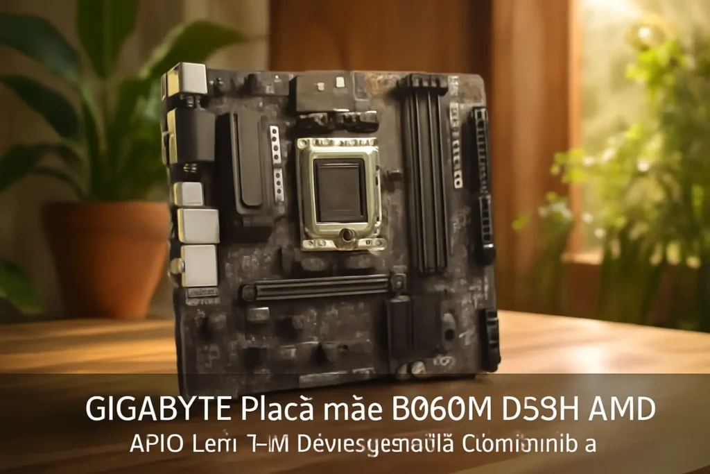 GIGABYTE Placa-mãe B850M DS3H AMD AM5 LGA 1718: Desempenho e Conectividade