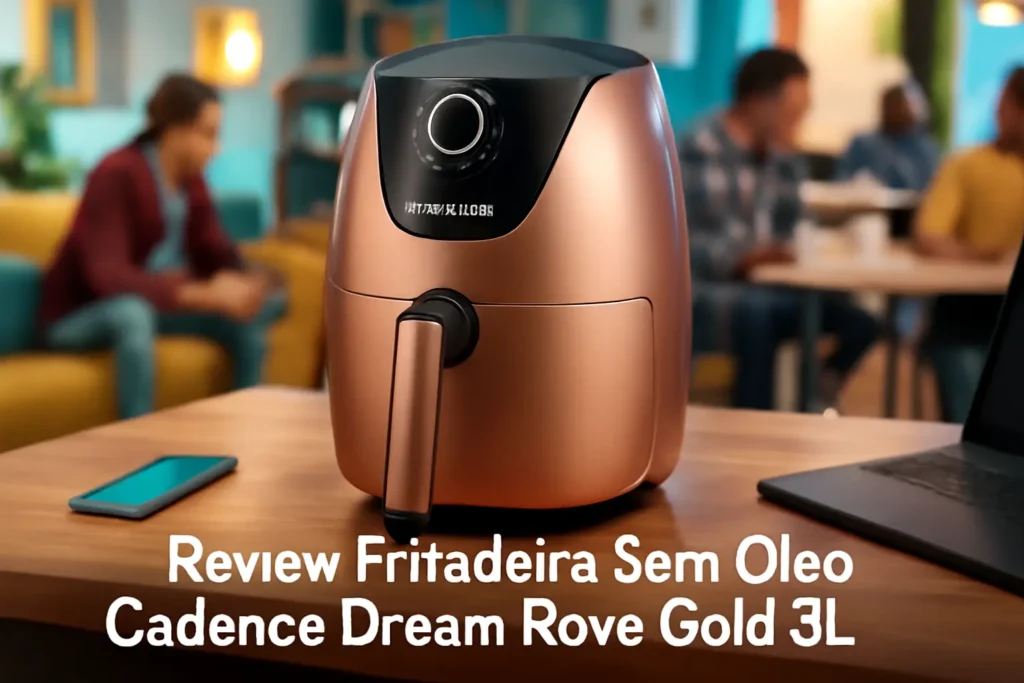 Fritadeira Sem Óleo Cadence Dream Rosé Gold 3L: Praticidade e Estilo na Cozinha