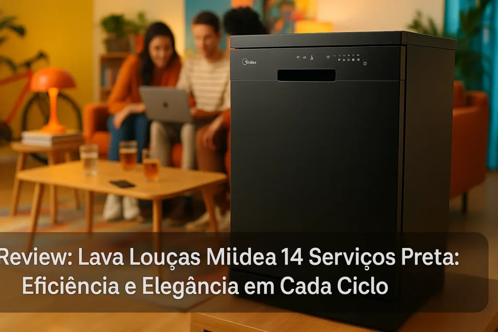 Lava Louças Midea 14 Serviços Preta: Eficiência e Elegância em Cada Ciclo