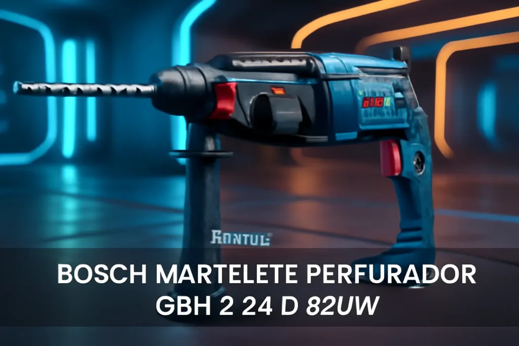 Bosch Martelete Perfurador GBH 2-24 D 820W: Potência e Versatilidade em Perfurações
