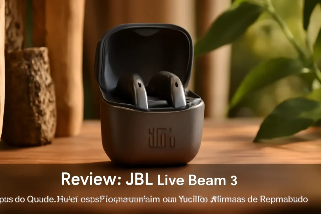 JBL Live Beam 3: Fones de Ouvido Sem Fio com Cancelamento de Ruído e 48 Horas de Reprodução