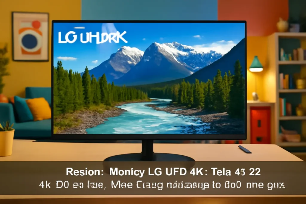 Monitor LG UHD 4K - Tela de 32", 4K, DCI-P3 90%, HDMI, Display Port, HDR10, AMD Free Sync