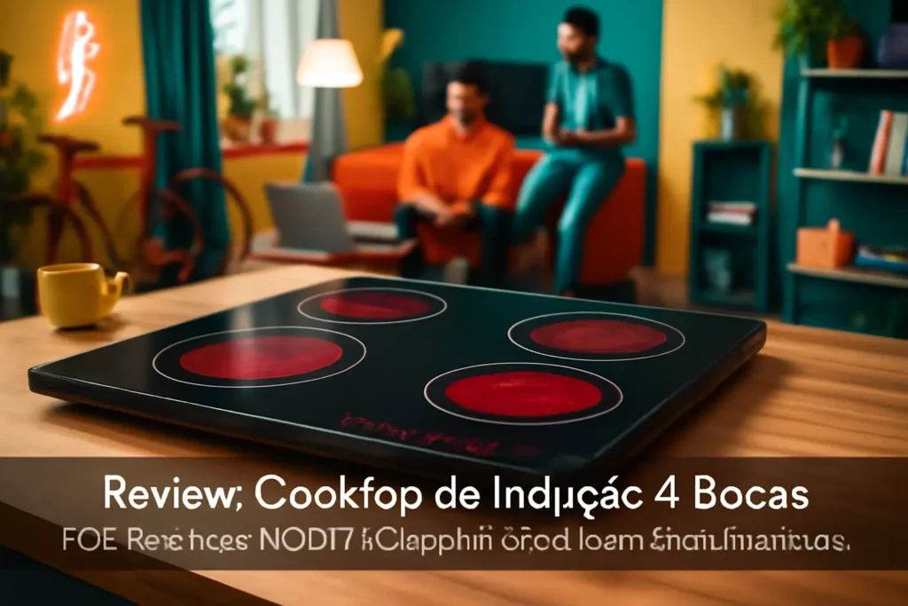 Cooktop de Indução 4 Bocas EOS Freezone 7000W ECI04EPF 220V: Desempenho e Praticidade
