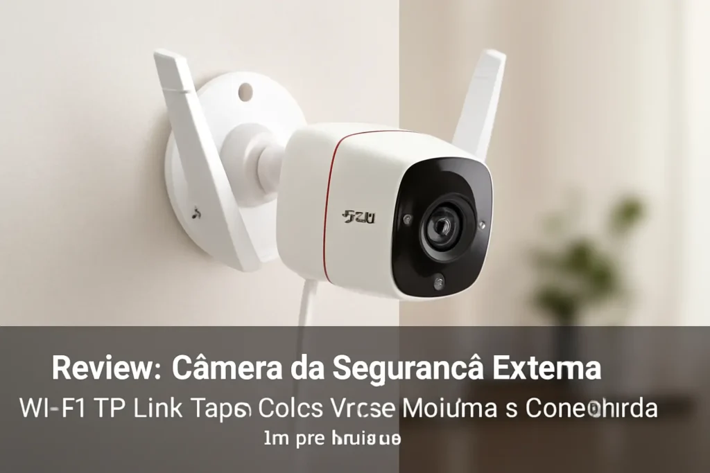 Câmera de Segurança Externa Wi-Fi TP-Link Tapo C310: Visão Noturna e Conectividade Impecáveis