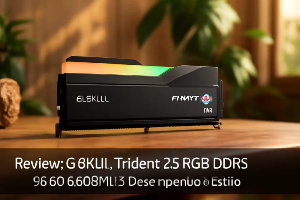 G.SKILL Trident Z5 RGB DDR5 96GB 6400MT/s: Desempenho e Estilo