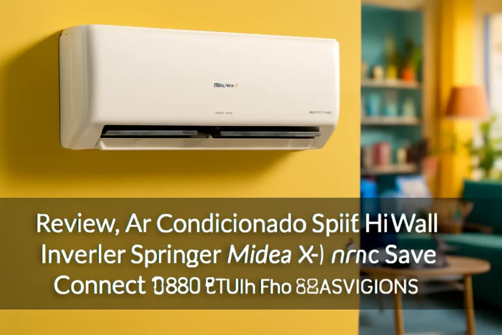 Ar Condicionado Split Hi Wall Inverter Springer Midea Xtreme Save Connect 12000 BTU/h Frio 42AGVCI12M5