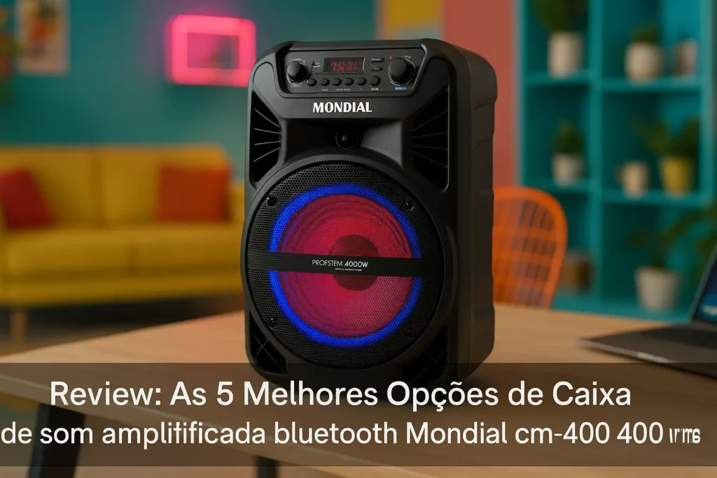 As 5 Melhores Opções de Caixa de som amplificada bluetooth Mondial cm-400 400w rms