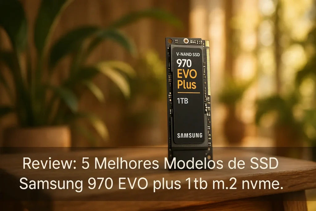 5 Melhores Modelos de SSD Samsung 970 EVO plus 1tb m.2 nvme