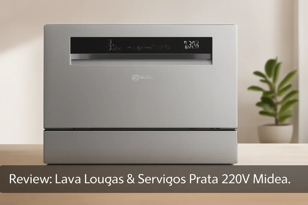 Lava Louças 8 Serviços Prata 220V Midea: Eletrodoméstico Compacto e Eficiente