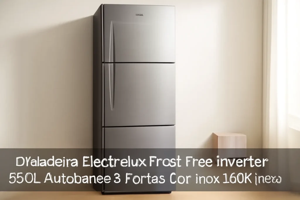 Geladeira Electrolux Frost Free Inverter 590L AutoSense 3 Portas Cor Inox Look (IM8S)
