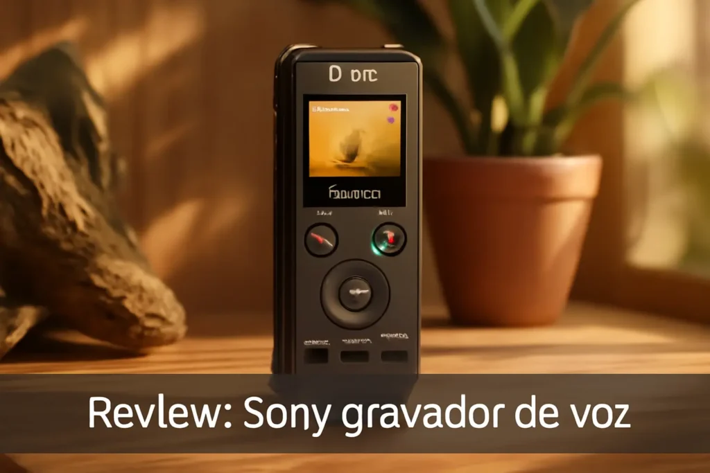 Principais Cinco Sony gravador de voz