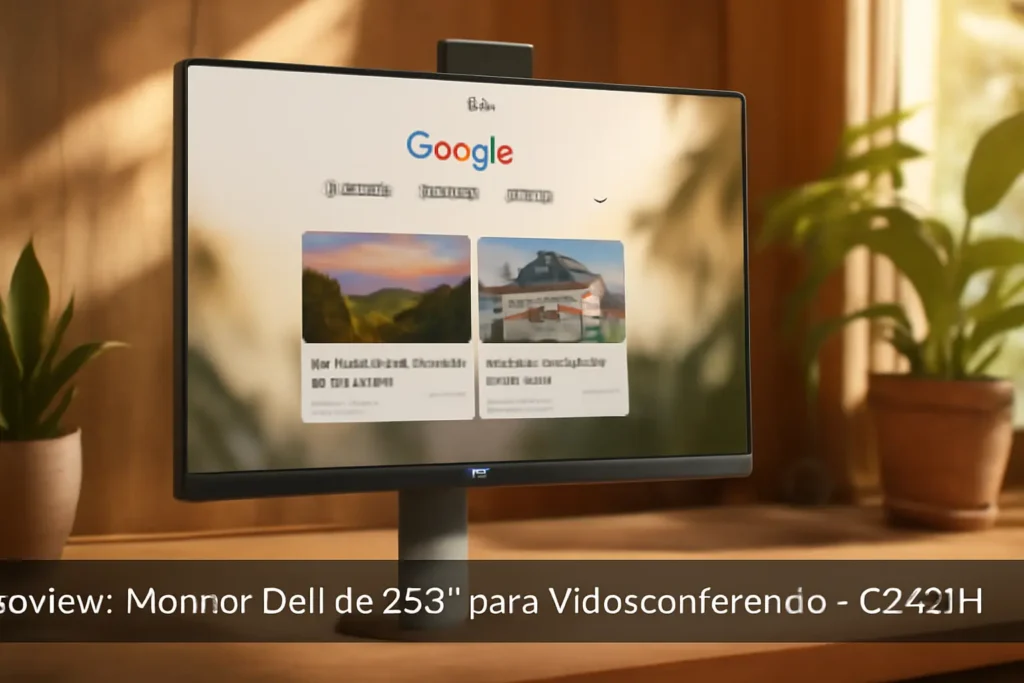 Monitor Dell de 23.8" para Videoconferência - C2423H