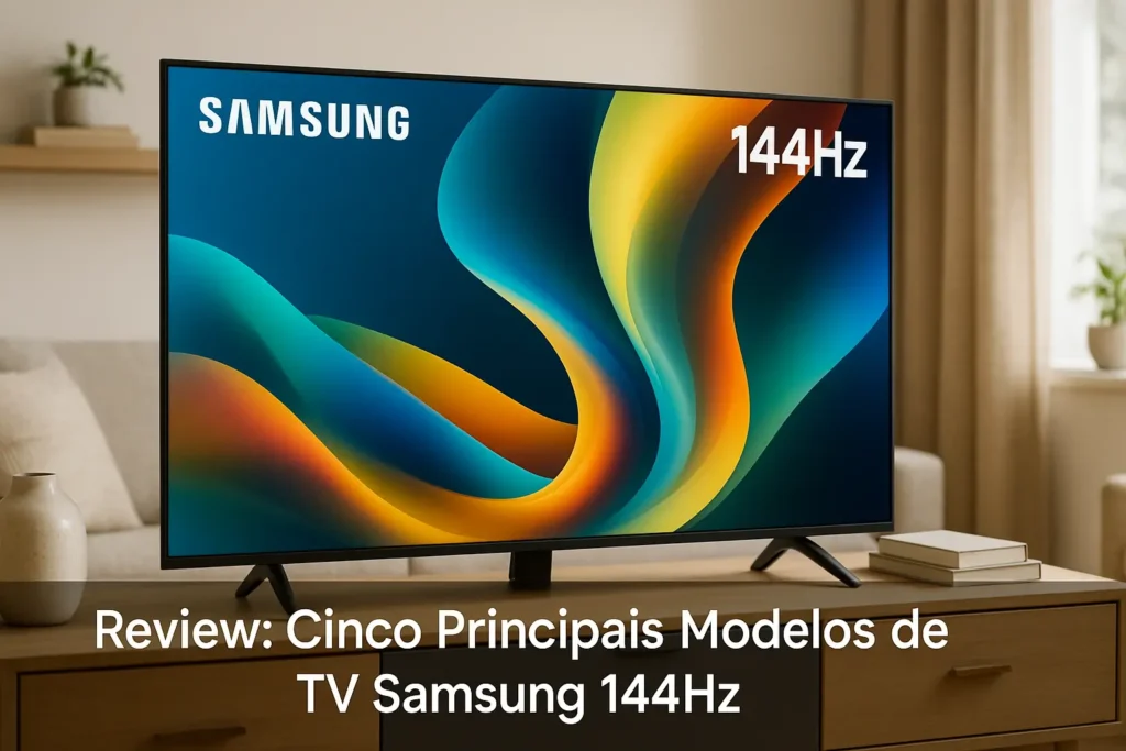 Cinco Principais Modelos de TV Samsung 144hz