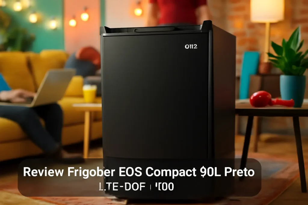 Frigobar EOS Ice Compact 90L Preto EFB100P 110V: Compacto e Ecológico