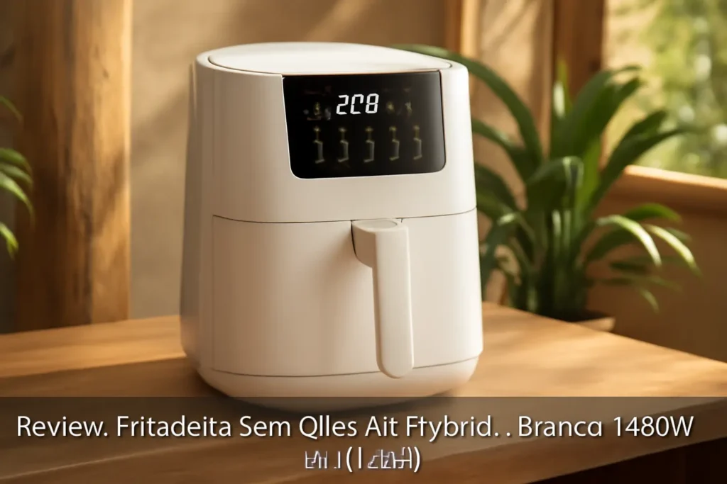 Fritadeira Sem Óleo Air Fryer 8L, Branco, 1400W, 127V/220V - Fritadeira Digital para Cozinhas Modernas