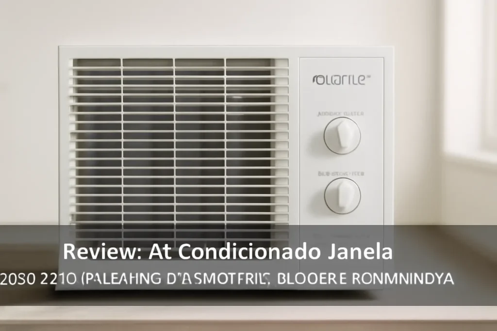 Ar Condicionado Janela Gree 7000 BTU/h Frio R32 Mecânico GJC07BV-D6NMND1A – 220 Volts