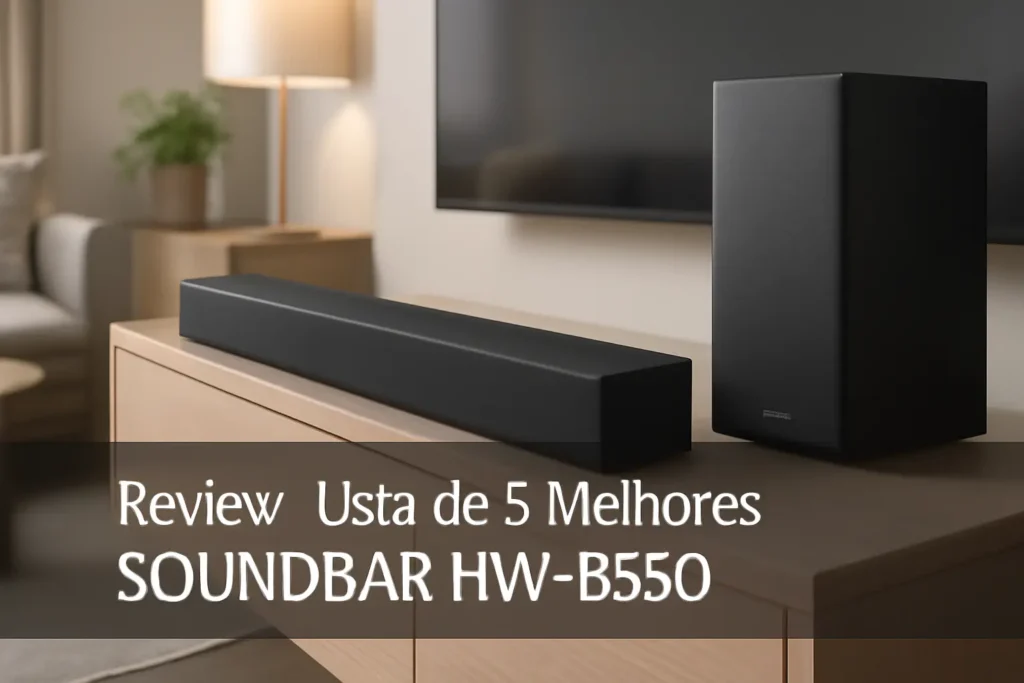Lista de 5 Melhores: soundbar hw-b550