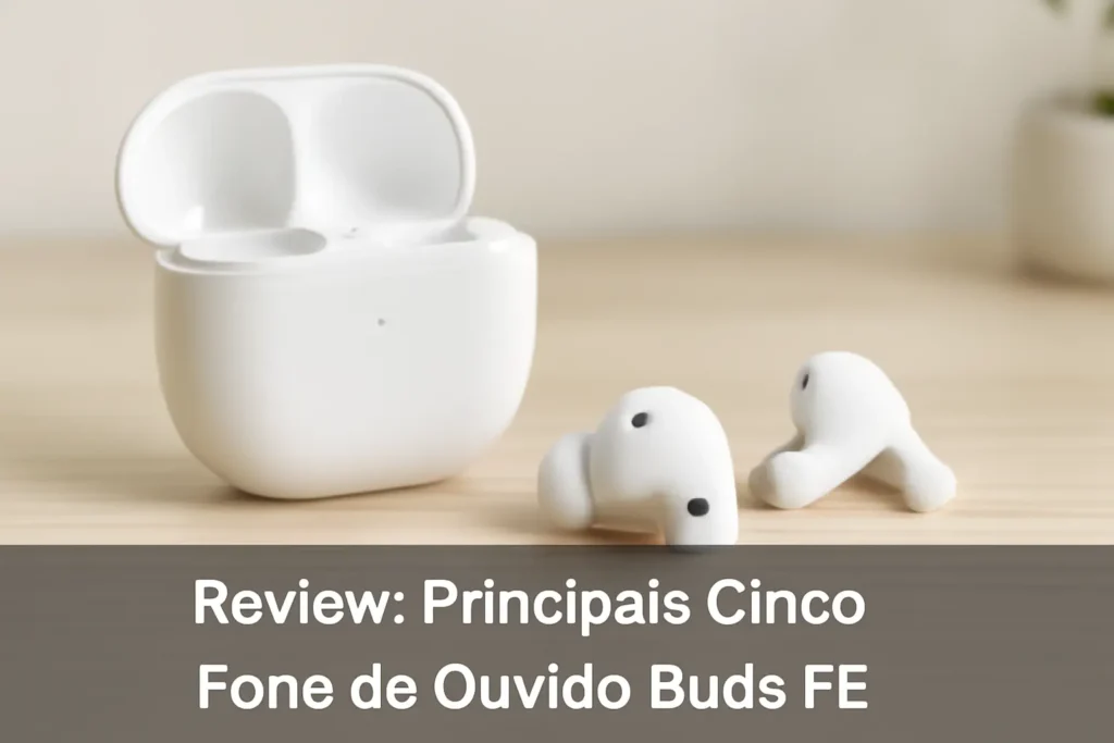Principais Cinco fone de ouvido buds fe