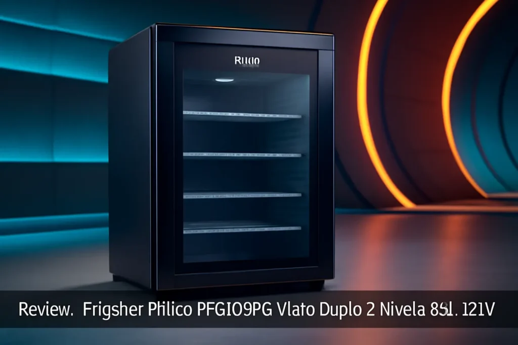 Frigobar Philco PFG105PG Vidro Duplo 7 Níveis 85L 127V: Eficiência e Design Moderno
