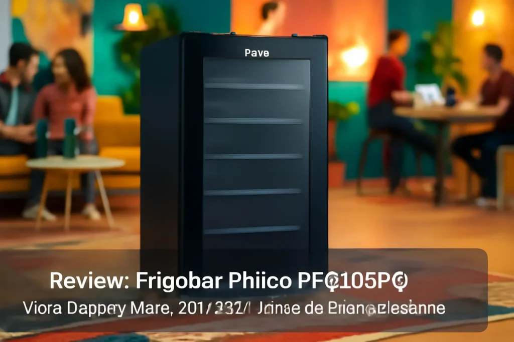 Frigobar Philco PFG105PG Vidro Duplo 7 Níveis 85L 220V: Eficiência e Design Moderno