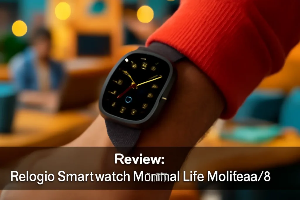 Relógio Smartwatch Mormaii Life Molifeaa/8: Durabilidade e Funcionalidade no Seu Pulso