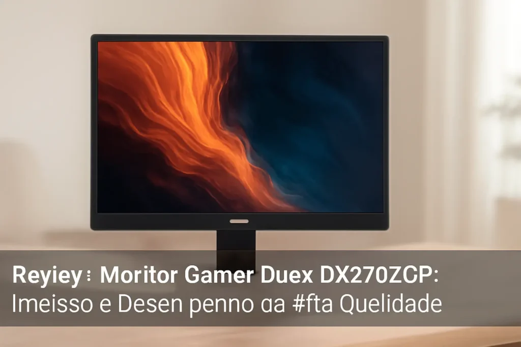 Monitor Gamer Duex DX270ZGP: Imersão e Desempenho de Alta Qualidade