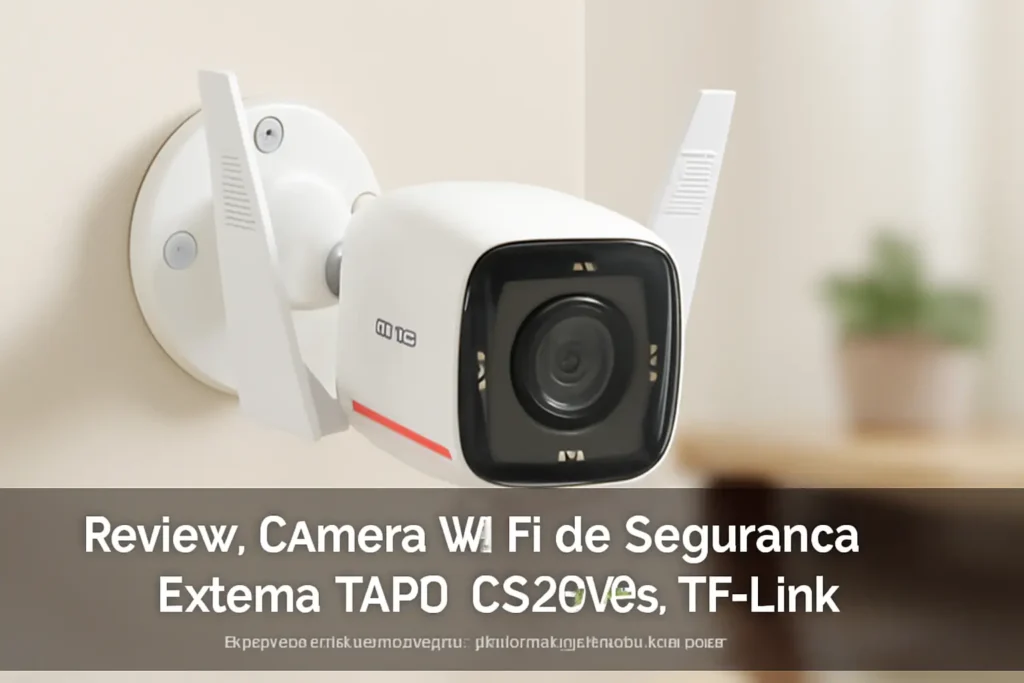 Câmera Wi-Fi de Segurança Externa TAPO C320WS, TP-Link: Desempenho e Segurança em Alta Definição