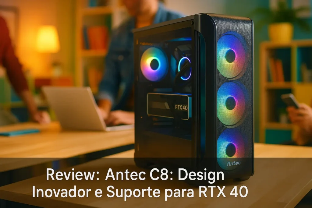 Antec C8: Design Inovador e Suporte para RTX 40