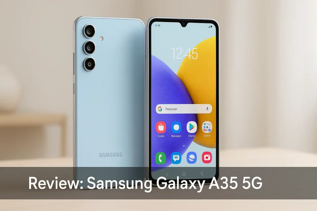 Samsung Galaxy A35 5G com Nightography e Tela 120Hz