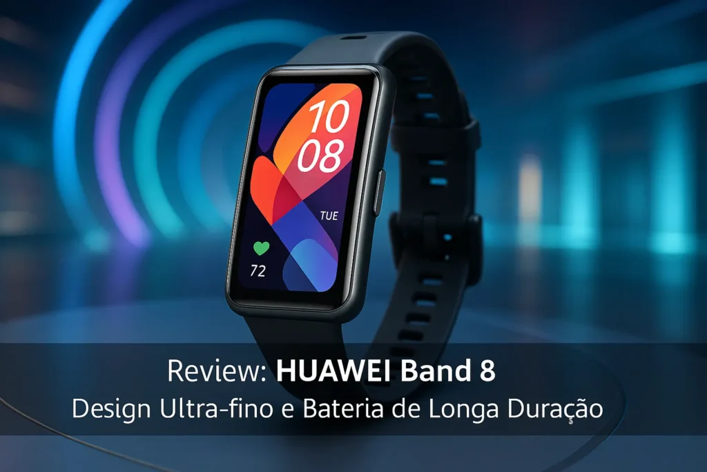 HUAWEI Band 8: Design Ultra-fino e Bateria de Longa Duração