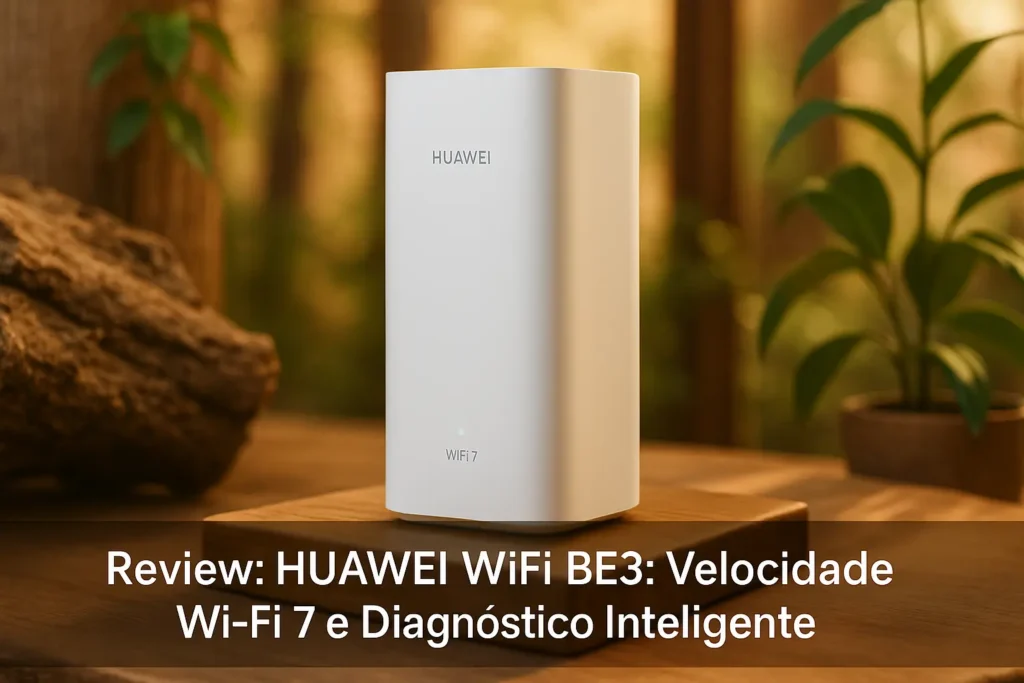 HUAWEI WiFi BE3: Velocidade Wi-Fi 7 e Diagnóstico Inteligente