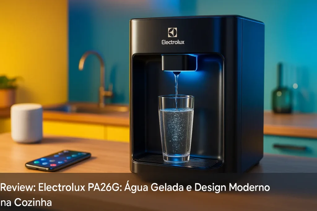 Electrolux PA26G: Água Gelada e Design Moderno na Cozinha