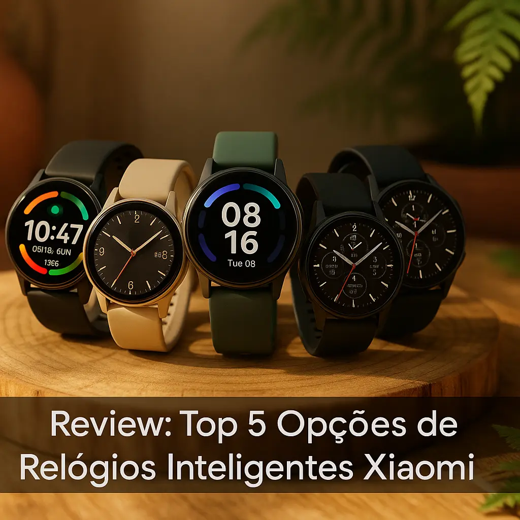Top 5 Opções de Relogios Inteligente Xiaomi