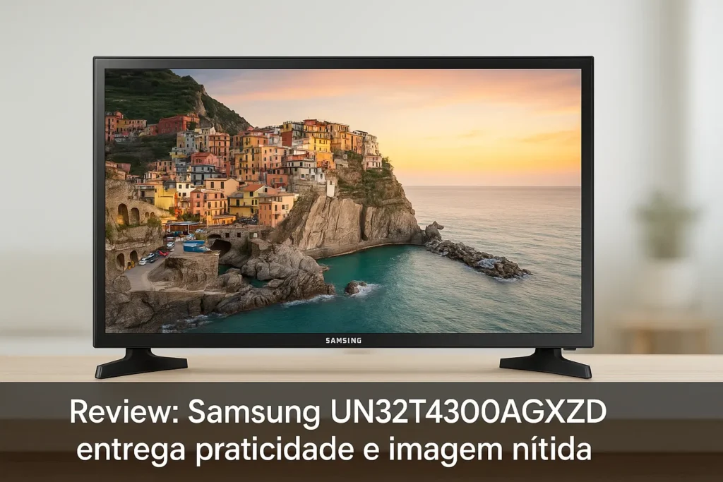 Samsung UN32T4300AGXZD entrega praticidade e imagem nítida