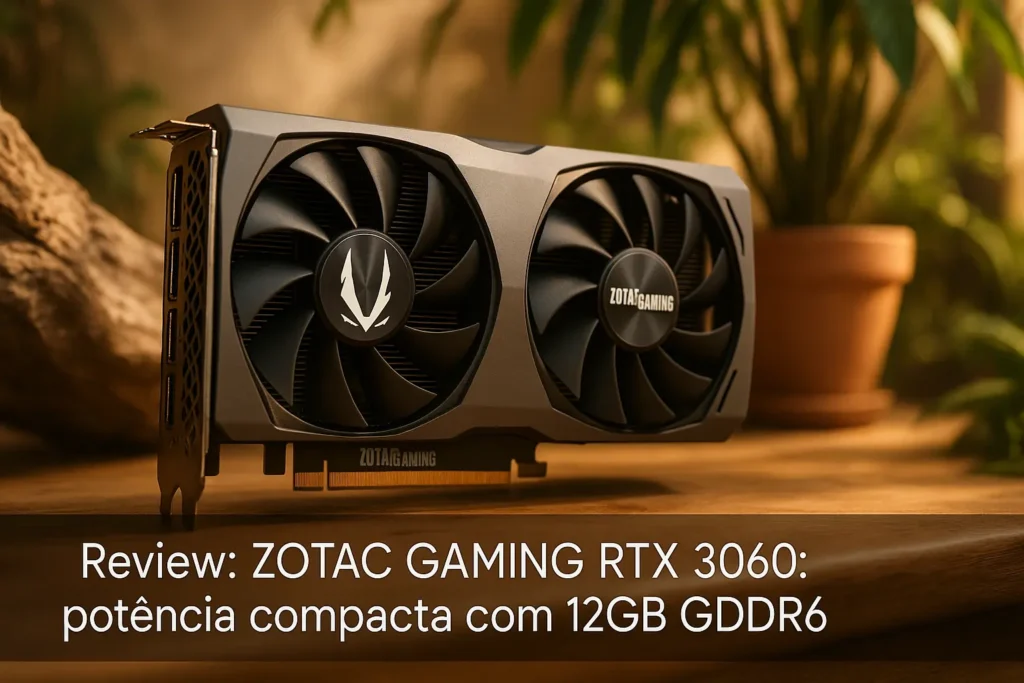 ZOTAC GAMING RTX 3060: potência compacta com 12GB GDDR6