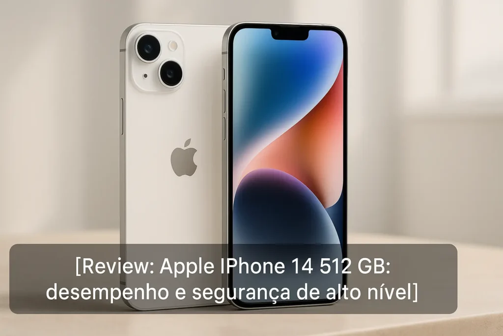 Apple iPhone 14 512 GB: desempenho e segurança de alto nível