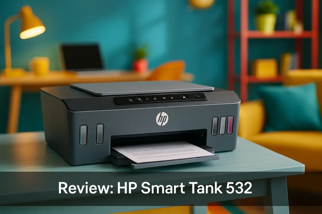 HP Smart Tank 532: Impressão sem complicações com Wi-Fi e tanque de tinta