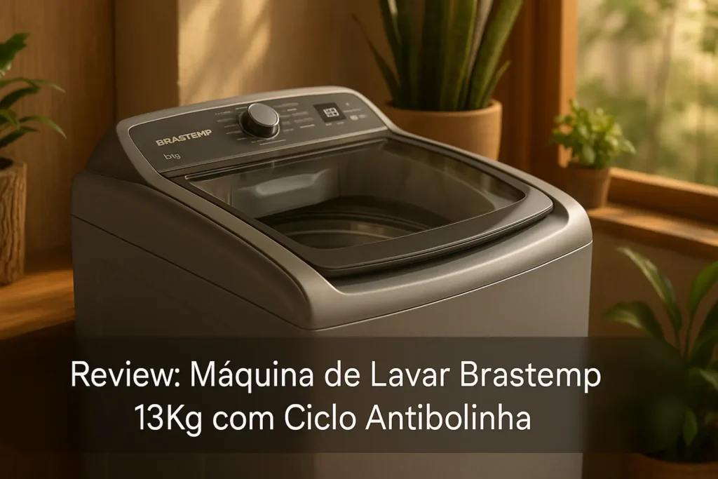 Máquina de Lavar Brastemp 13Kg com Ciclo Antibolinha