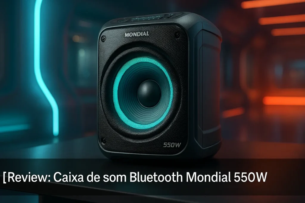 Principais Cinco Caixa de som bluetooth Mondial 550w