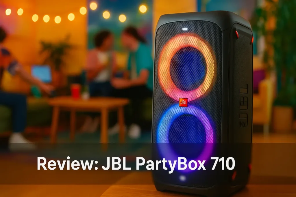 JBL PartyBox 710 com 800W RMS e Luzes Integradas