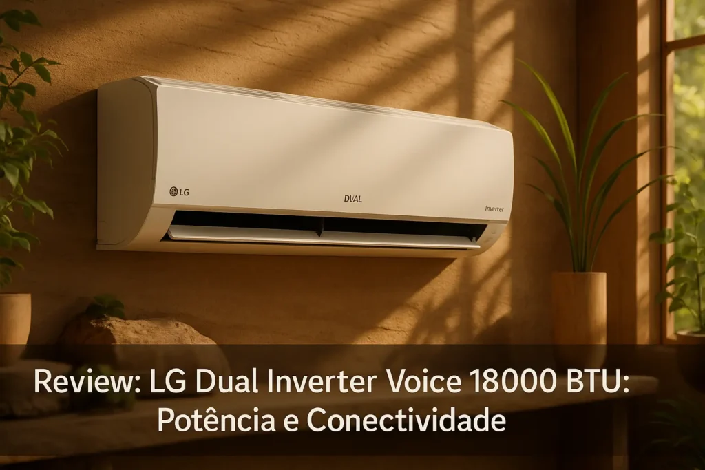 LG Dual Inverter Voice 18000 BTU: Potência e Conectividade