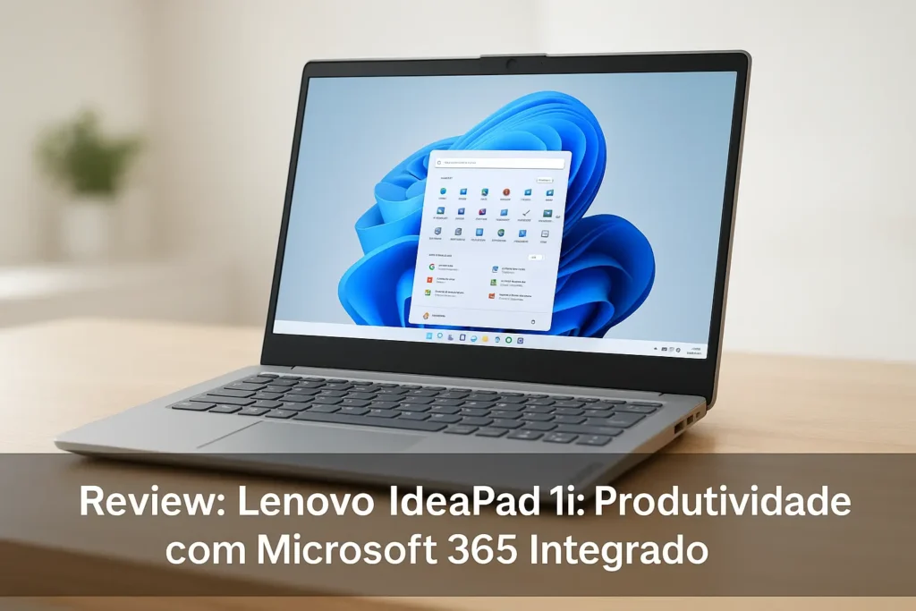 Lenovo IdeaPad 1i: Produtividade com Microsoft 365 Integrado