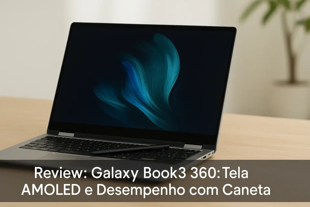 Galaxy Book3 360: Tela AMOLED e Desempenho com Caneta