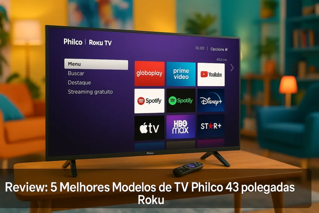 5 Melhores Modelos de TV Philco 43 polegadas Roku