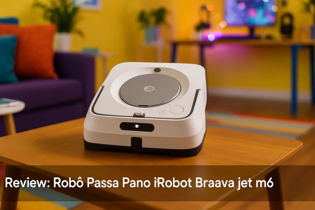 Robô Passa Pano iRobot Braava jet m6: Autonomia e Precisão